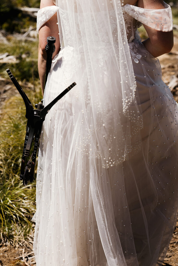 An archery adventure elopement in the Oregon mountains