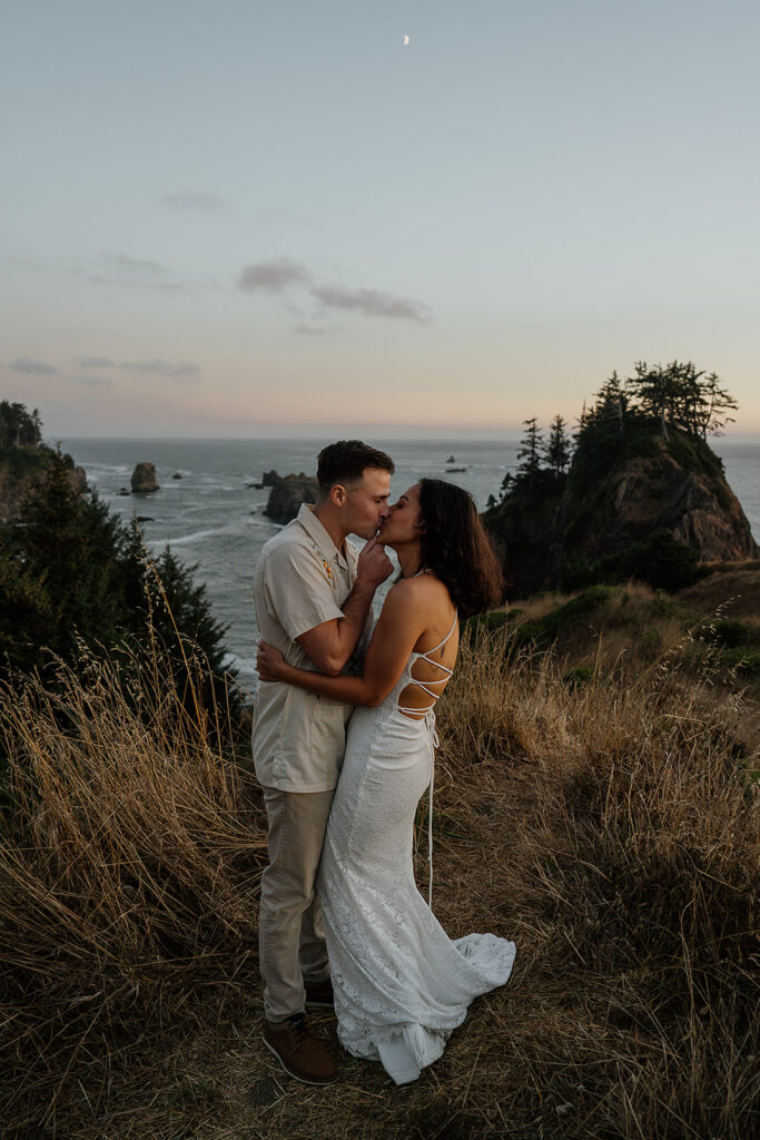 Blue hour shots overlooking Samuel H. Boardman Scenic Corridor