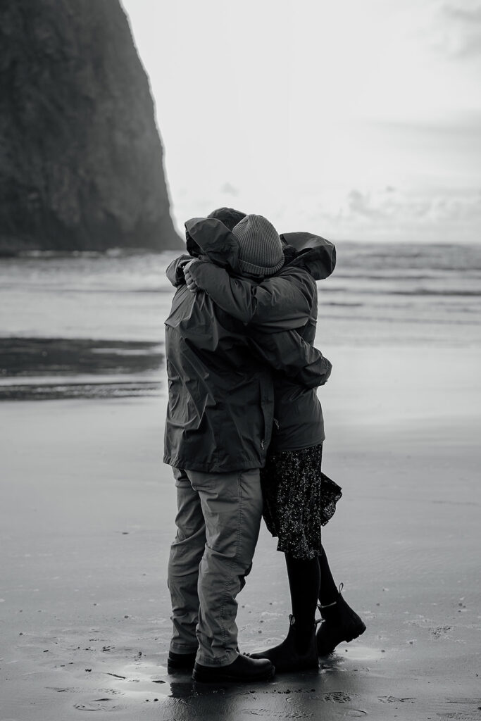 A surprise proposal on the Oregon Coast