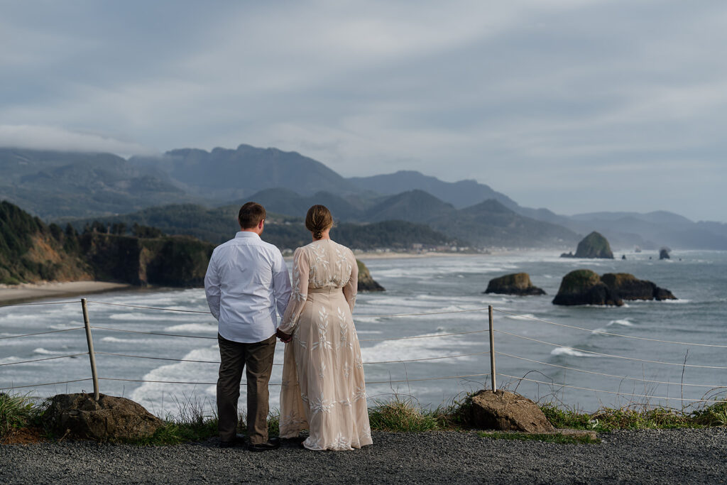 A coastal elopement at Ecola State Park