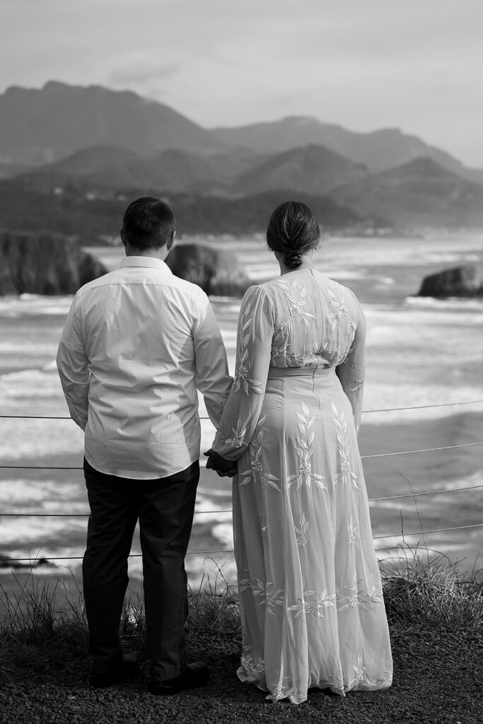 A coastal elopement at Ecola State Park