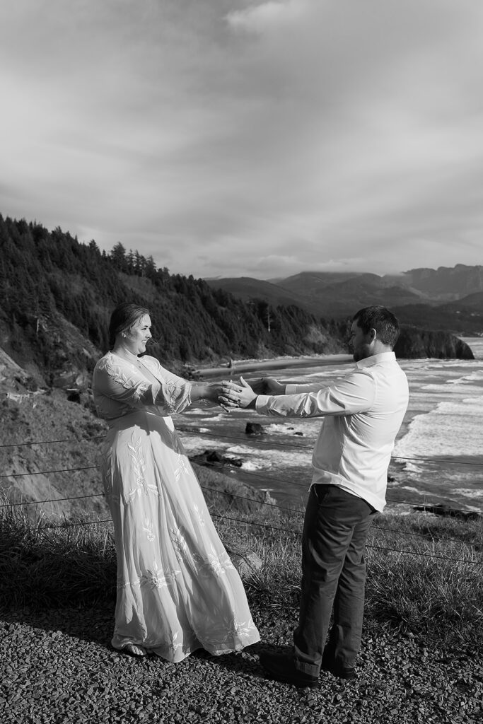 A coastal elopement at Ecola State Park