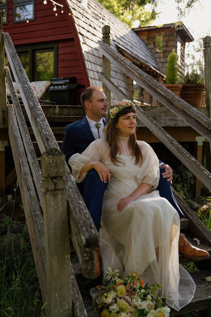 Airbnb elopement portraits