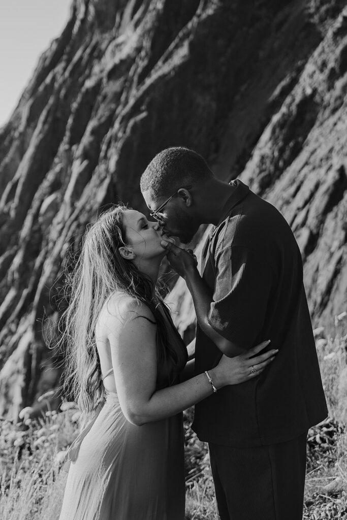 Oregon Coast couples photos at Elk Flats