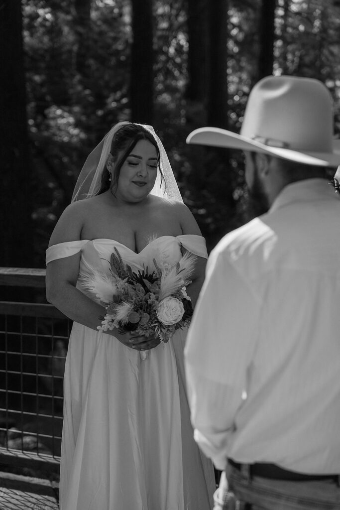 Intimate Hoyt Arboretum wedding on the Redwood Deck