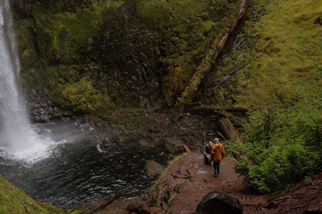 Waterfall proposal at Falls Creek Falls in Washington