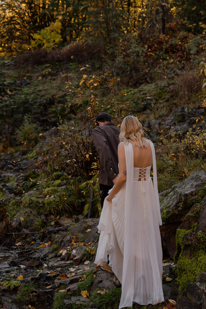 Mount Pisgah Arboretum engagement photos