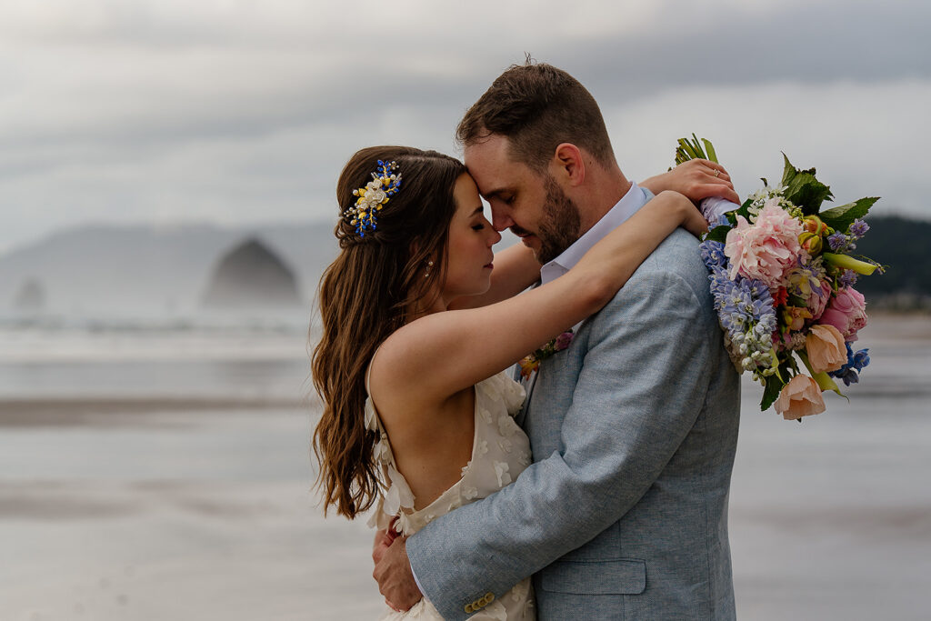 Cannon Beach wedding photography on the Oregon Coast