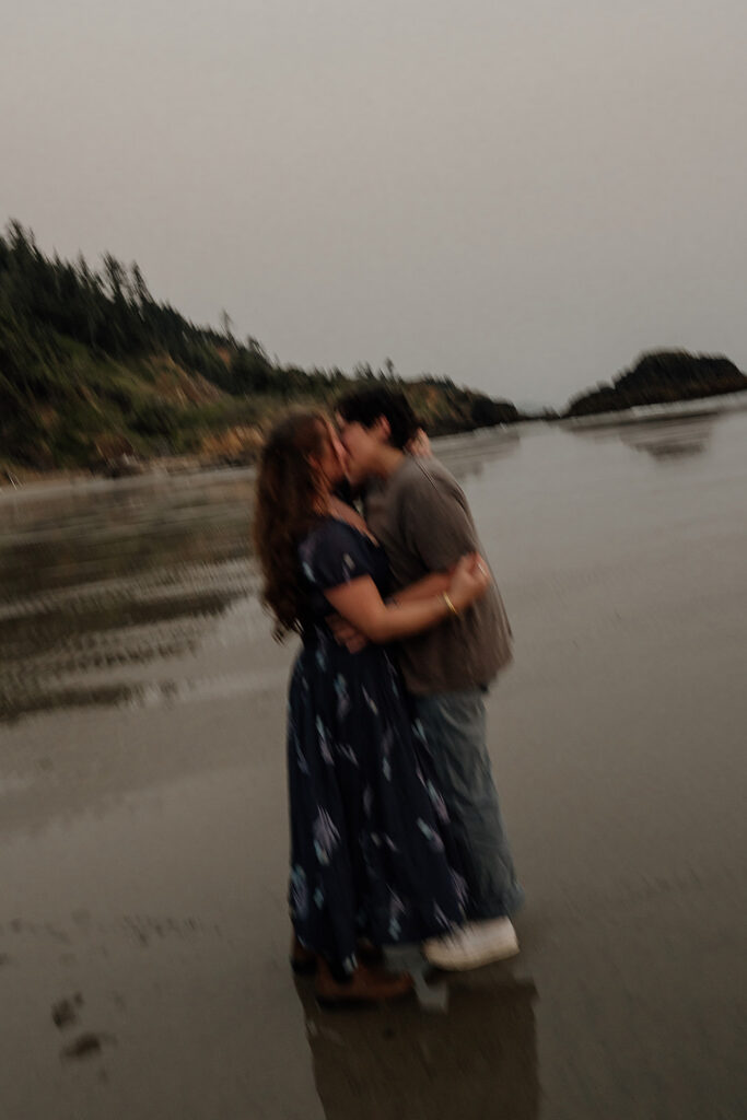 Indian Beach engagement photos on the Oregon Coast